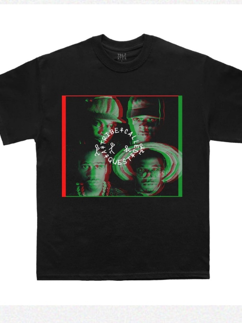 NWOT- A Tribe Called Quest Double Exposure Band Graphic T-Shirt Black Unisex